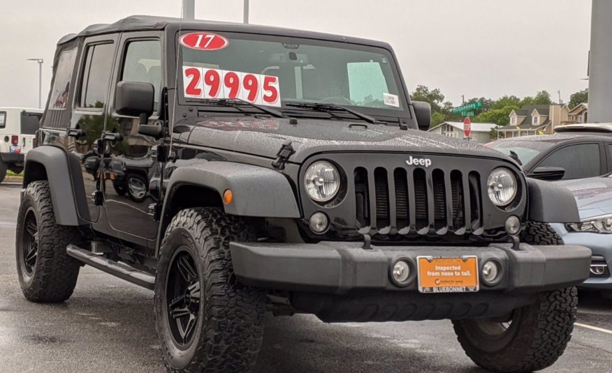 2017 Jeep Wrangler Unlimited Sport